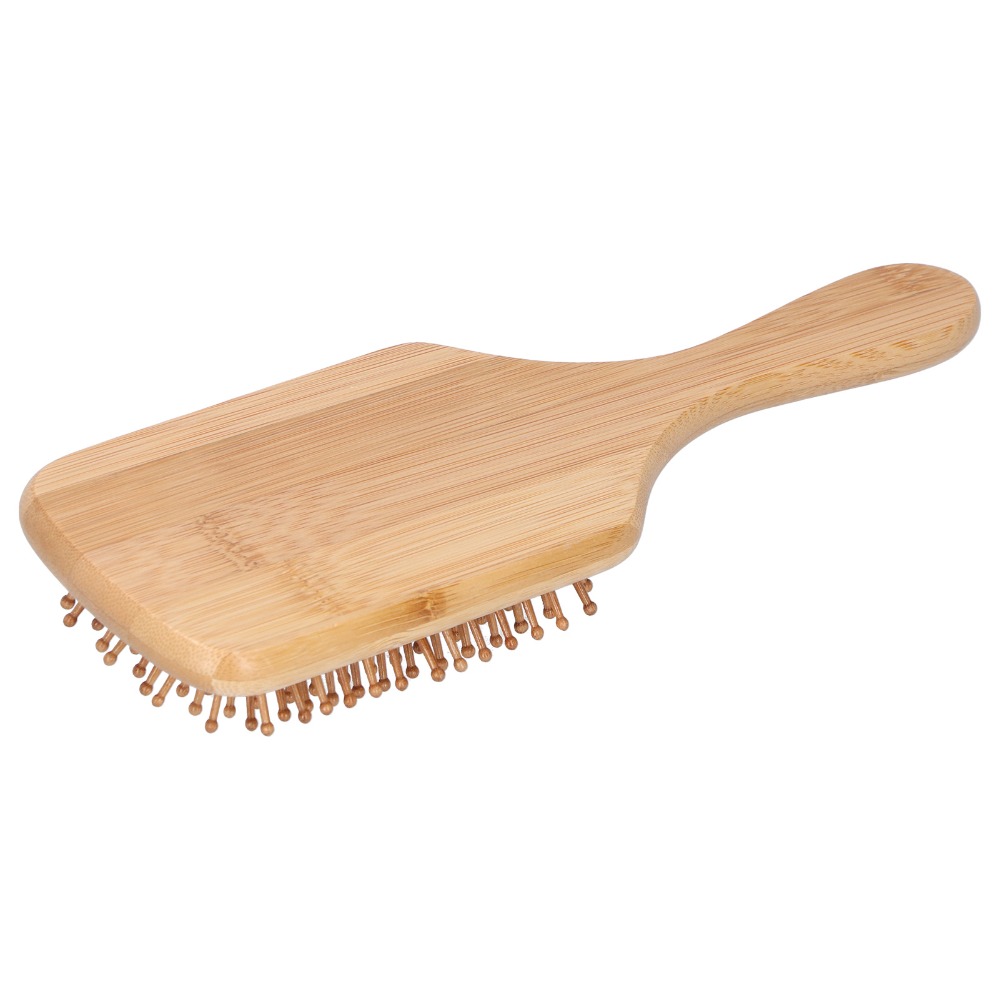Bamboo Hair Brush - 부드러운 대나무 헤어 브러시 대나무 정전기