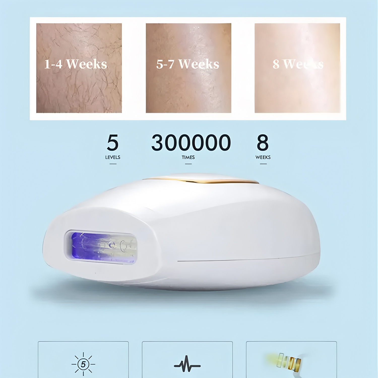 가정용 스마트 핸드헬드 레이저 제모기 LED 조명 남녀 - From Home Hair Care 리뷰 및 가격