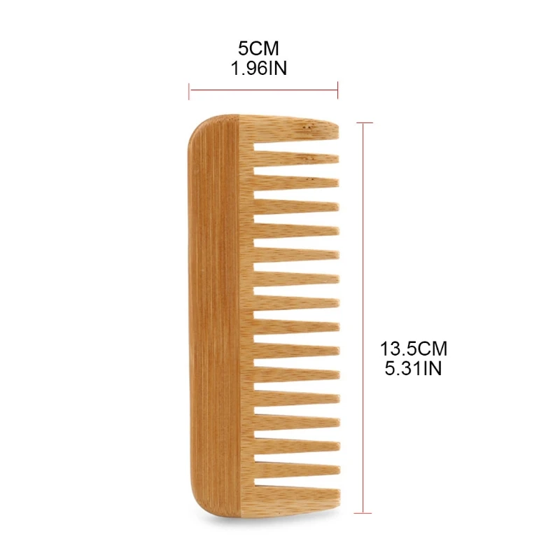 천연 대나무 넓은 이빨 빗, 제모 빗, 정전기 방지 나 - Bamboo Hair Brush 리뷰 및 가격