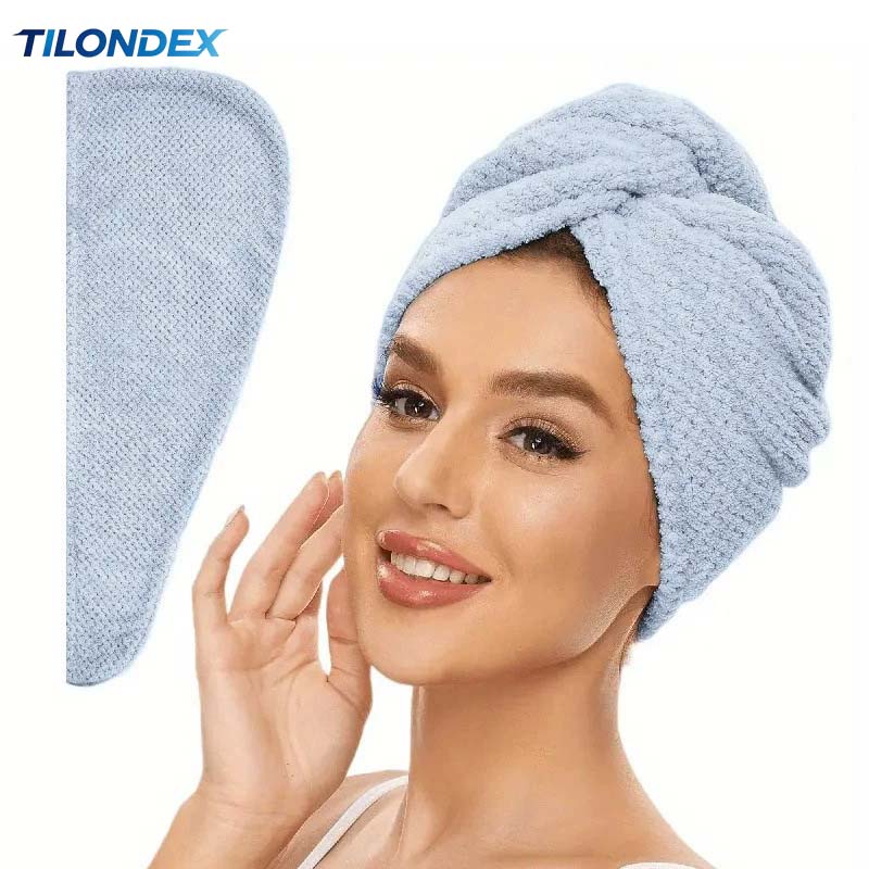 틸론덱스 1개입 스트라이프 코랄 플리스 헤어 터번 속건 - Hair Turban Towel 리뷰 및 가격