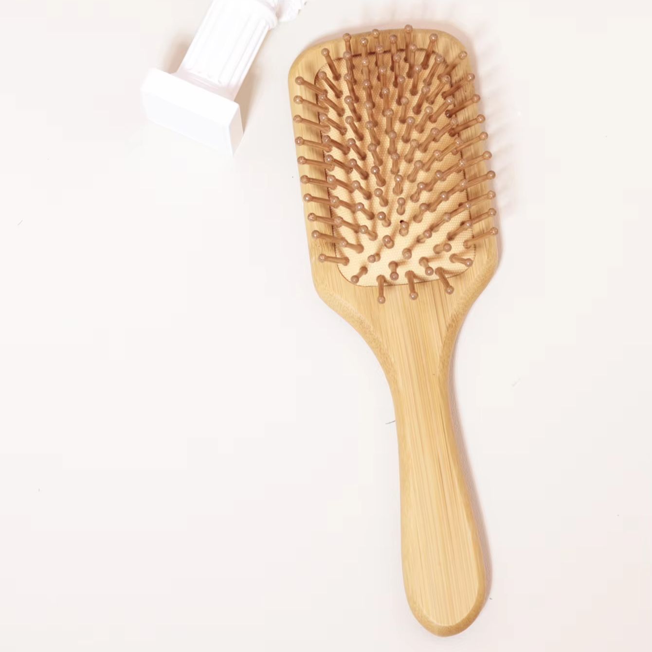 천연 대나무 나무 에어쿠션 빗, 마사지용 치아형 디자인 - Bamboo Hair Brush 리뷰 및 가격