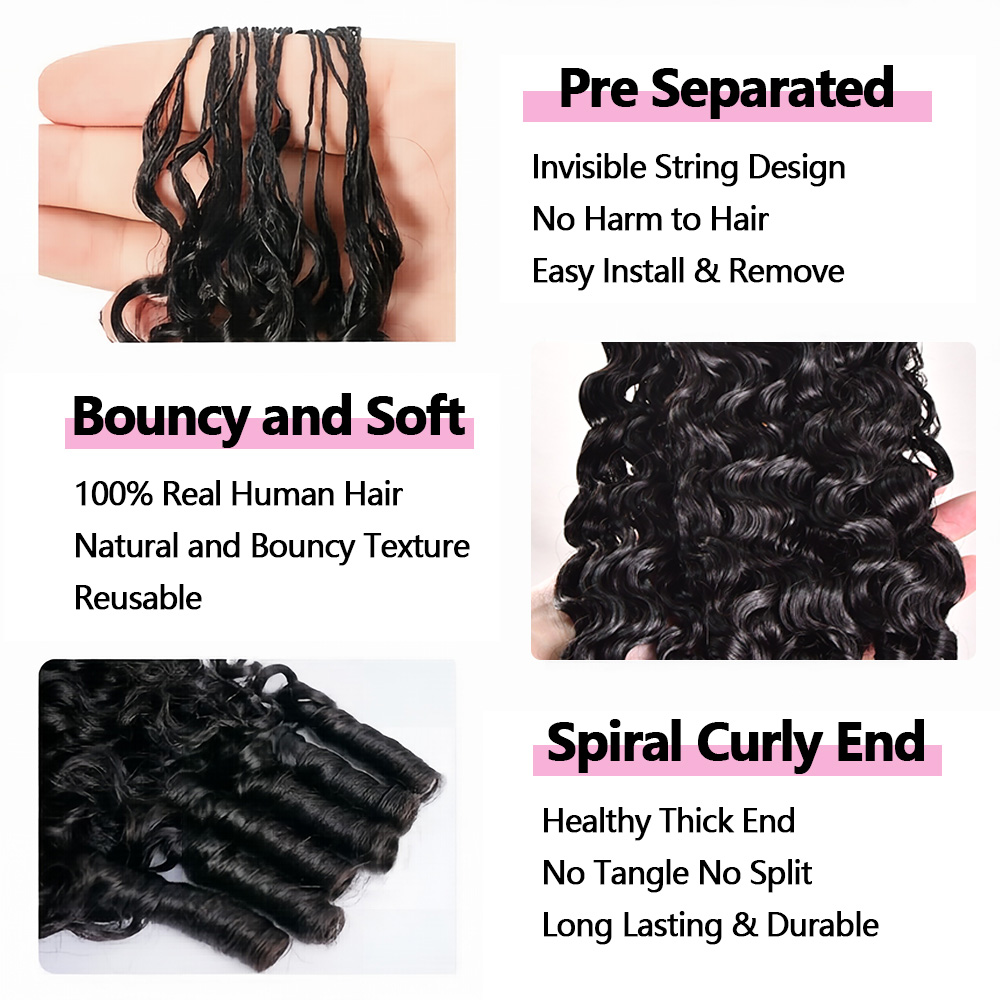 14 16 18인치 미라클 노츠 크로셰 인모 버마 곱슬 - Hair Care Formulation 리뷰 및 가격