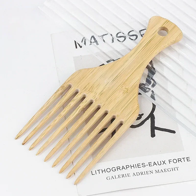 1Pcs 천연 대나무 나무 머리 빗 여성을위한 정전기  - Bamboo Hair Brush 리뷰 및 가격