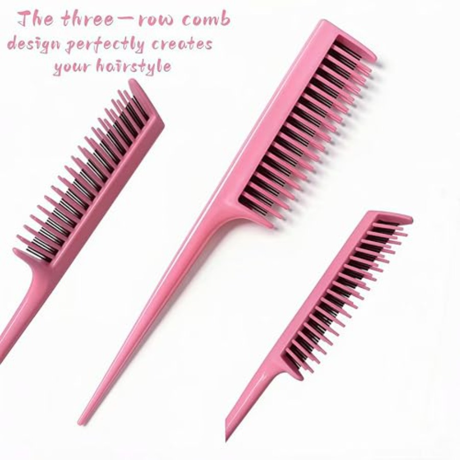 여성 및 소녀용 헤어 브러쉬 세트: 핑크 4종 3열 티 - Bamboo Hair Brush 리뷰 및 가격
