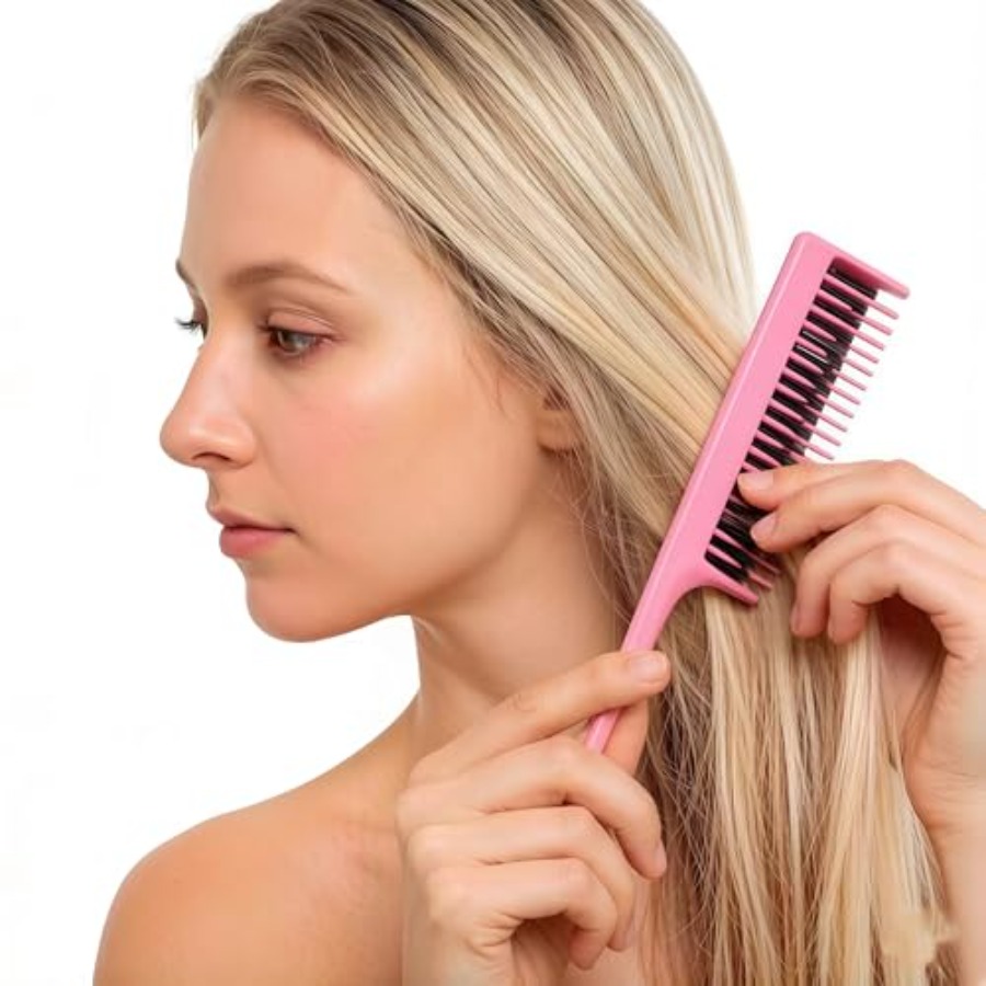 여성 및 소녀용 헤어 브러쉬 세트: 핑크 4종 3열 티 - Bamboo Hair Brush 리뷰 및 가격
