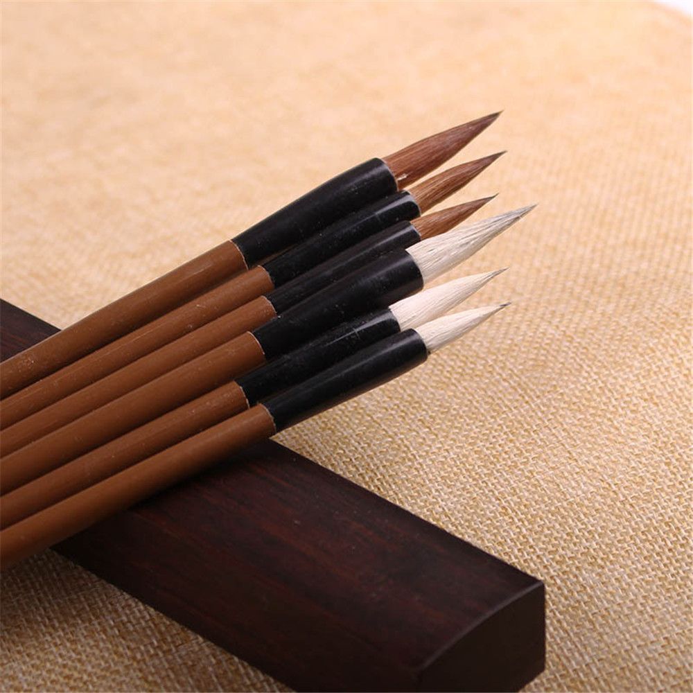 실용적인 서예 붓 대나무 전통 중국 서예 붓 연습용 붓 - Bamboo Hair Brush 리뷰 및 가격