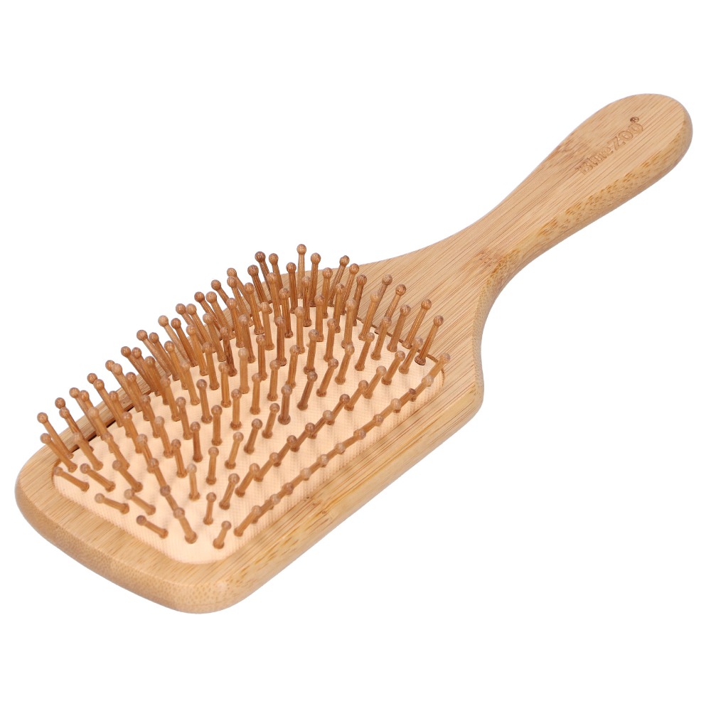 부드러운 대나무 헤어 브러시 대나무 정전기 방지 두피  - Bamboo Hair Brush 리뷰 및 가격