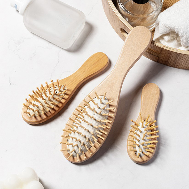 목재 에어백 빗 전문 모발 손실 방지 마사지 브러시 헤 - Bamboo Hair Brush 리뷰 및 가격