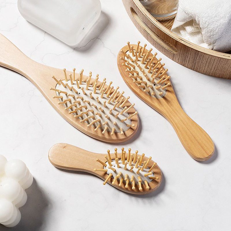 목재 에어백 빗 전문 모발 손실 방지 마사지 브러시 헤 - Bamboo Hair Brush 리뷰 및 가격