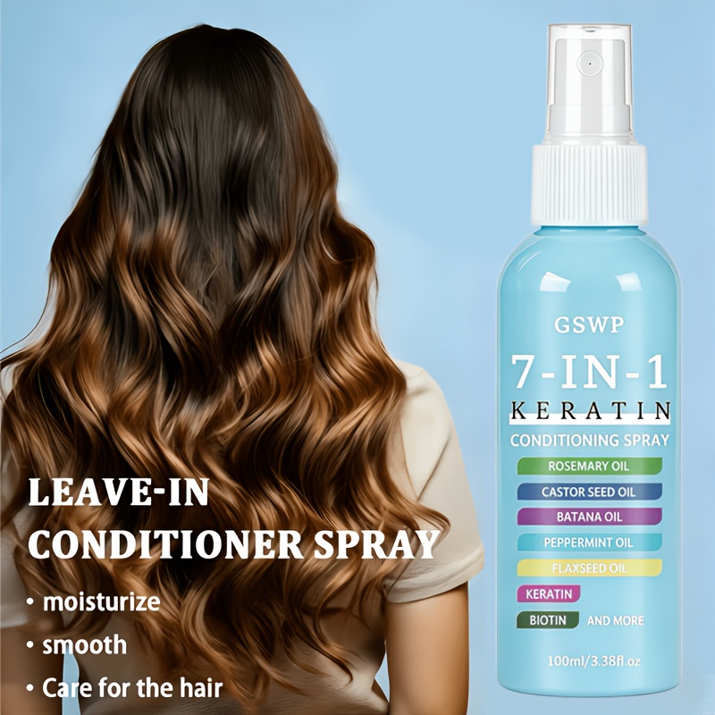GSWP 7-in-1 헤어 케어 스프레이, 케라틴과 기 - Hair Care Formulation 리뷰 및 가격