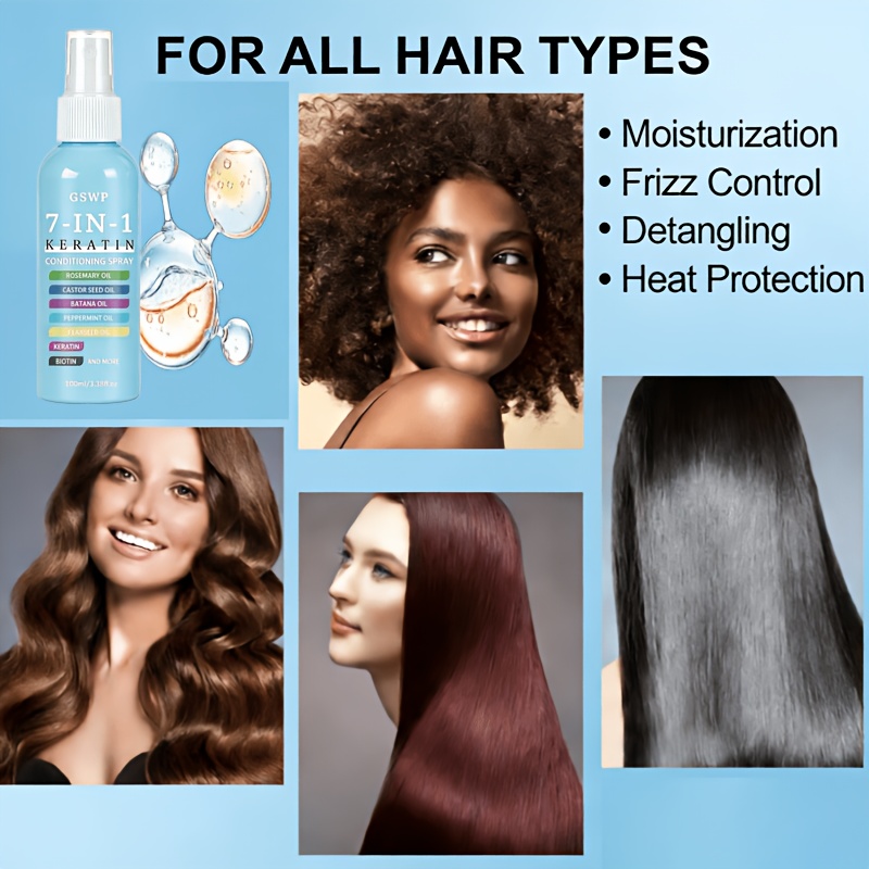 GSWP 7-in-1 헤어 케어 스프레이, 케라틴과 기 - Hair Care Formulation 리뷰 및 가격