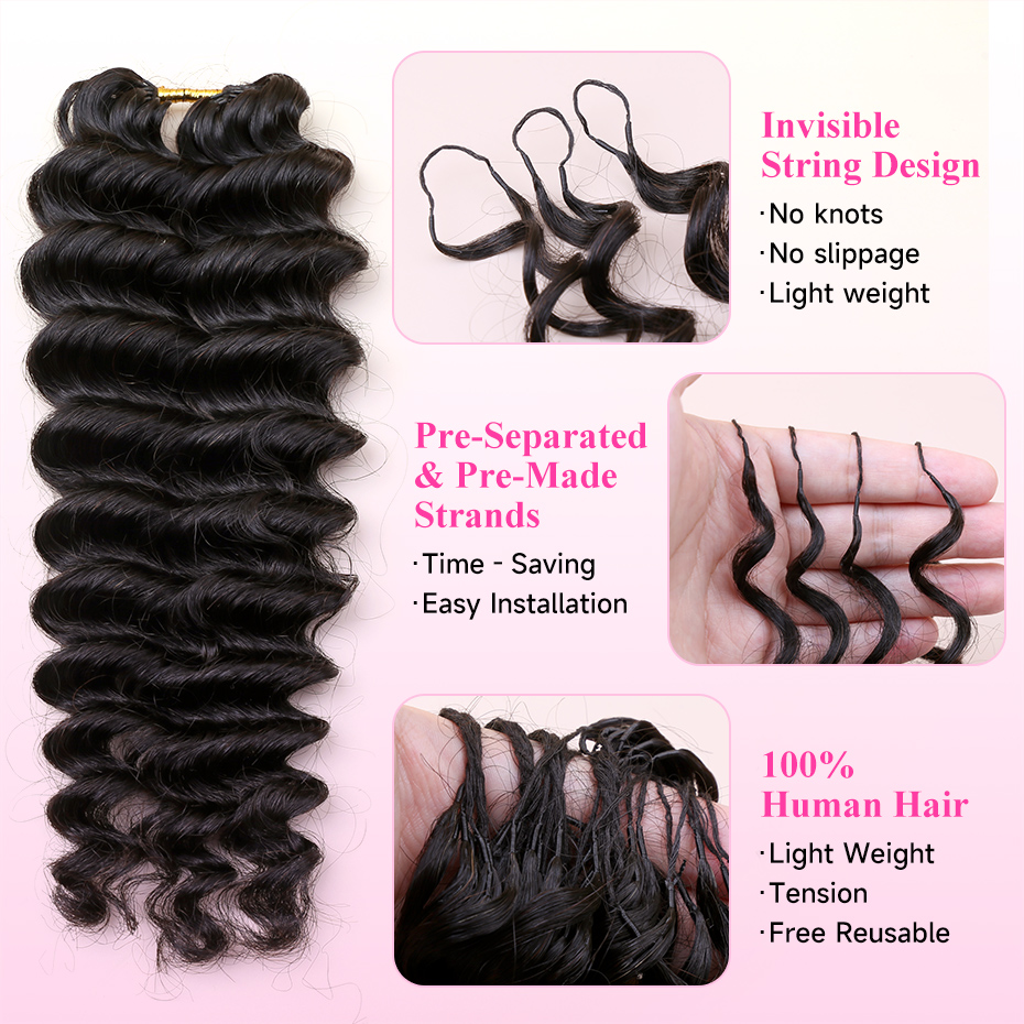 딥 웨이브 페더 크로셰 인모 프리 루프드 인비저블 미라 - Hair Care Formulation 리뷰 및 가격