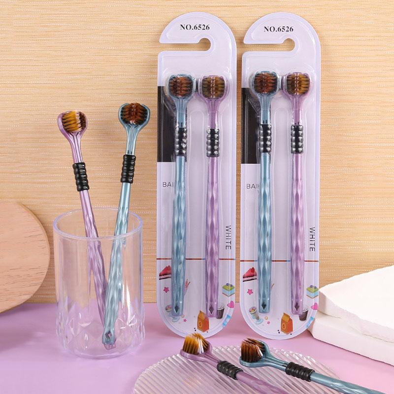 Z.2pcs 3D 스테레오 3면 칫솔 초극세 부드러운  - Hair Care Zone 리뷰 및 가격