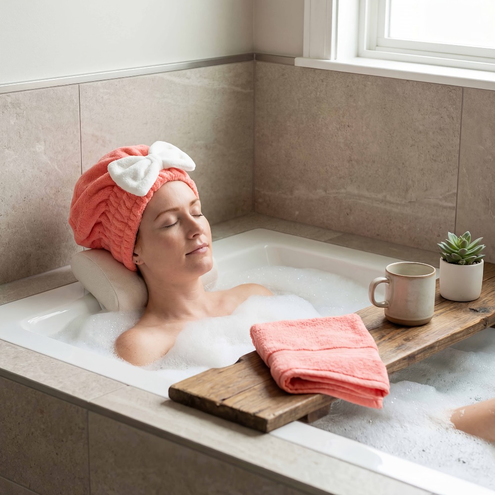 마이크로파이버 헤어 드라이캡, 퀵 드라이 헤어 타월 랩 - Hair Turban Towel 리뷰 및 가격