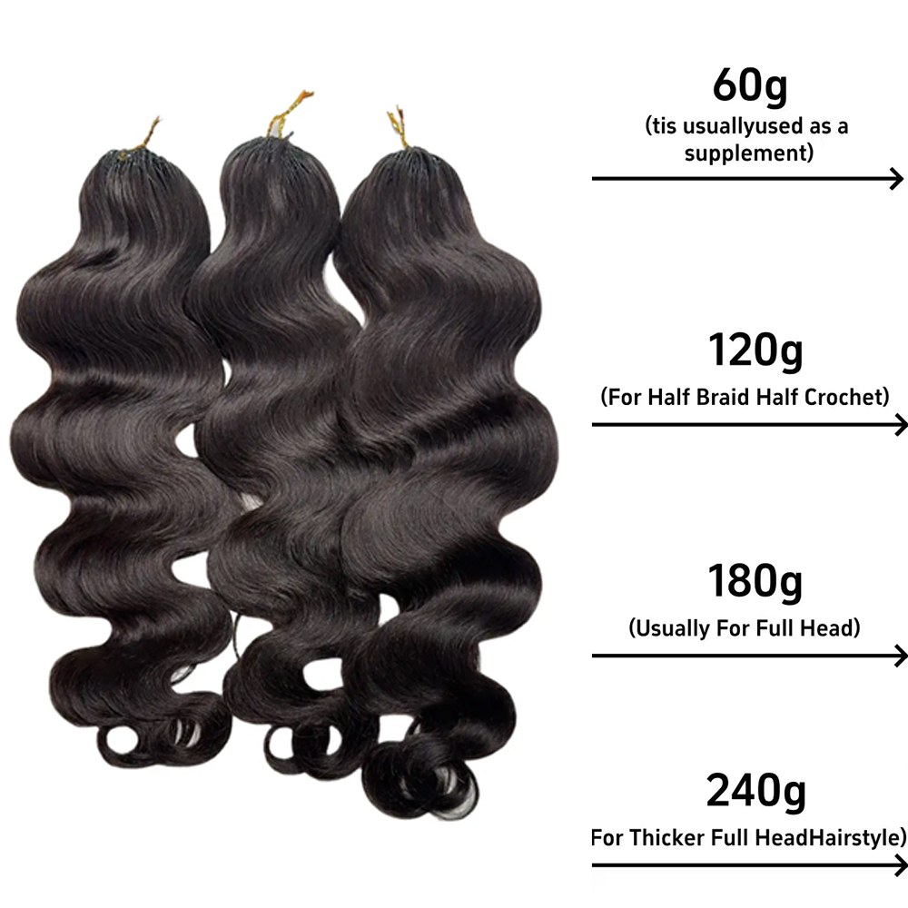 매듭 없는 미리 분리된 100% 인모 크로셰 붙임머리  - Hair Care Formulation 리뷰 및 가격