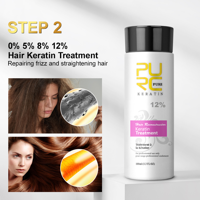PURC 프로페셔널 케라틴 헤어 트리트먼트 브라질 헤어 - Hair Care Wow 리뷰 및 가격