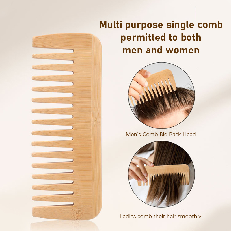 대나무 넓은 빗살 헤어 브러쉬 엉킴 방지 빗 정전기 방 - Bamboo Hair Brush 리뷰 및 가격