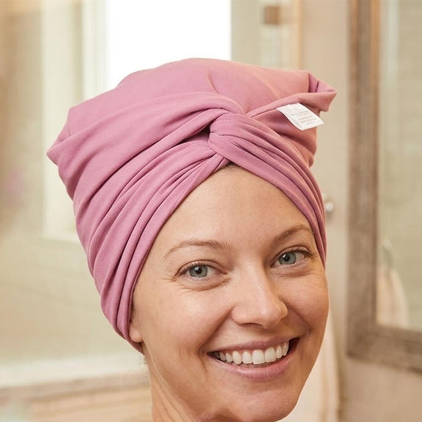 부드러운 흡수성 헤어 터번 타월, 곱슬머리 방지 슈퍼  - Hair Turban Towel 리뷰 및 가격